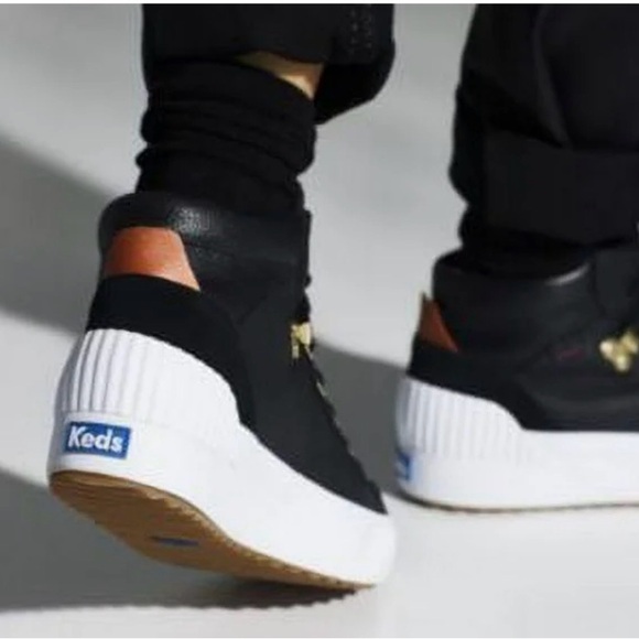 Keds Other - Keds Black and Brown High-Top Sneakers